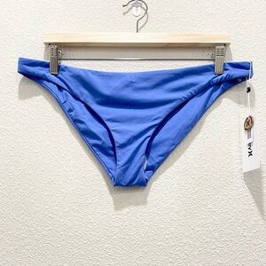 NWT! HURLEY Periwinkle Solid Moderate Bikini Bottom!